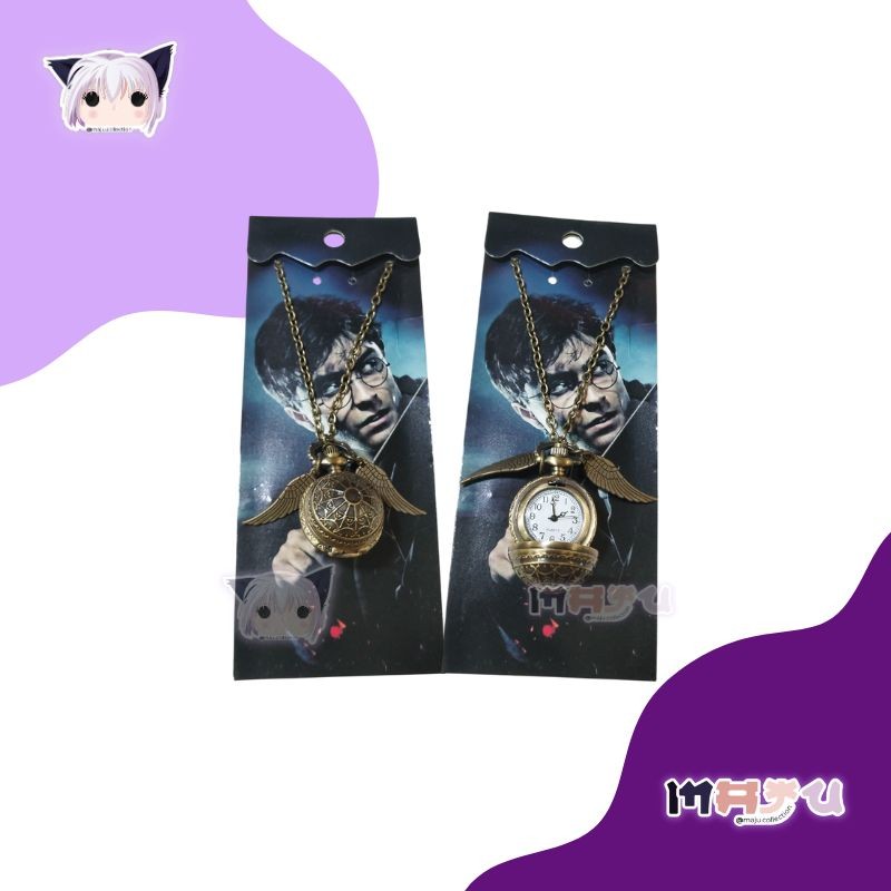 RELOJ COLLAR SNITCH HARRY POTTER